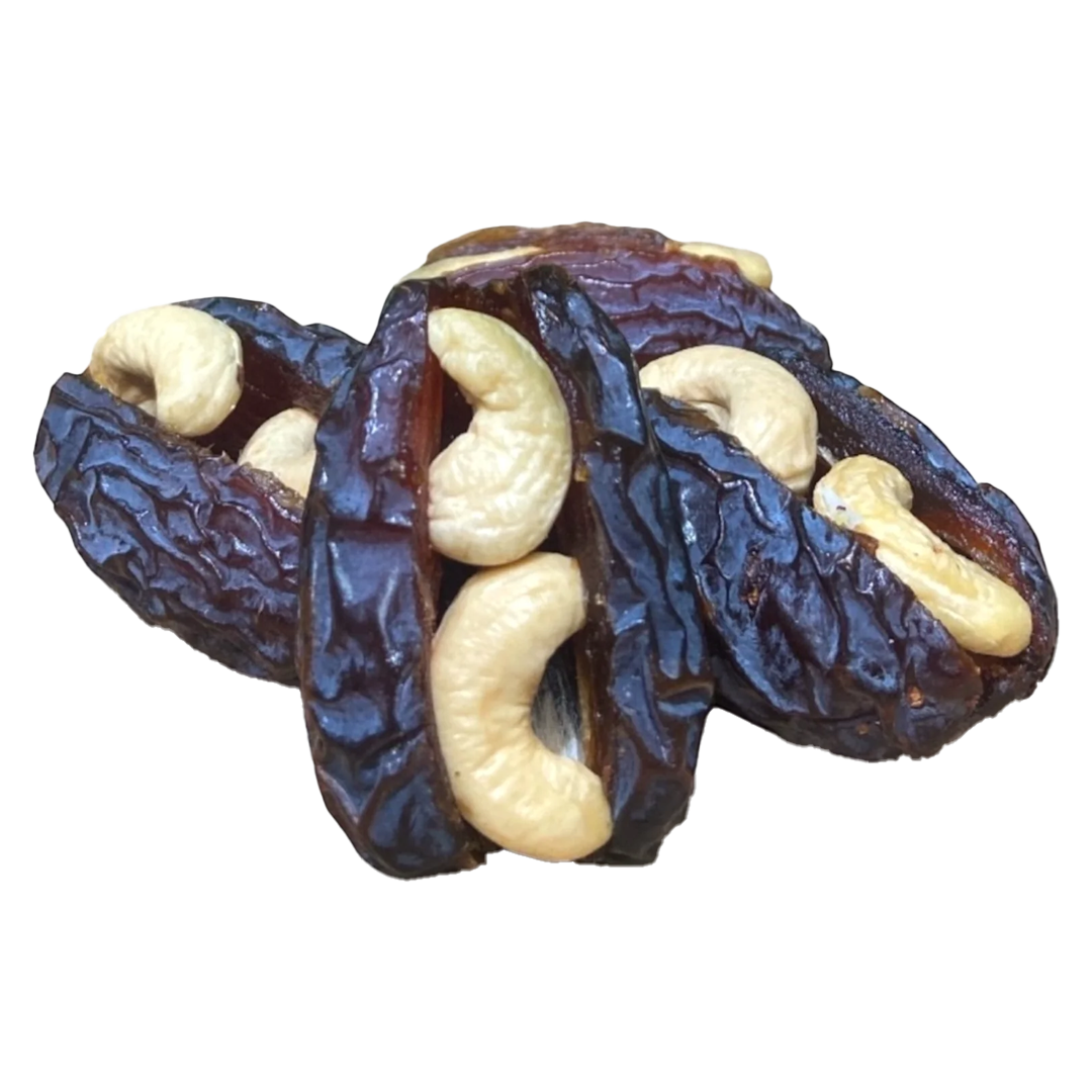 Dates with Cashew Nut Detail